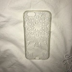 WHITE MANDALA IPHONE 6 CASE